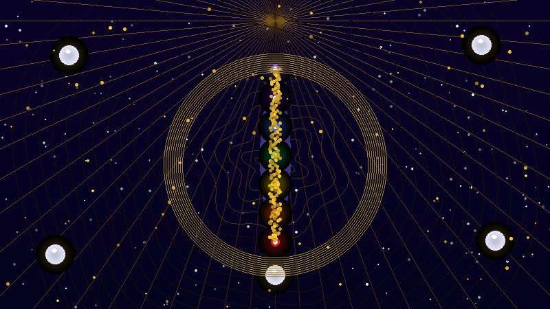 Spiritual shield of golden light repelling dark energy thieves — energetic self-defense with aura protection and chakra activation
